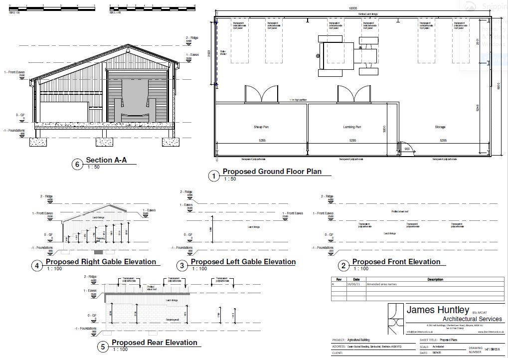 147 agricultural shed
